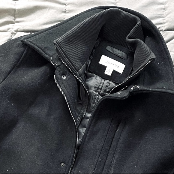 Men’s Calvin Klein wool dressy refined coat